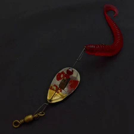 Pflueger June Bug №6, 7g nichel/rosso, esca spinning #24396