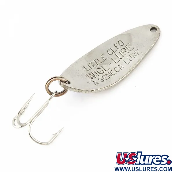 Seneca Little Cleo, 1/4oz, Nichel/Blu, Ondulante #24402