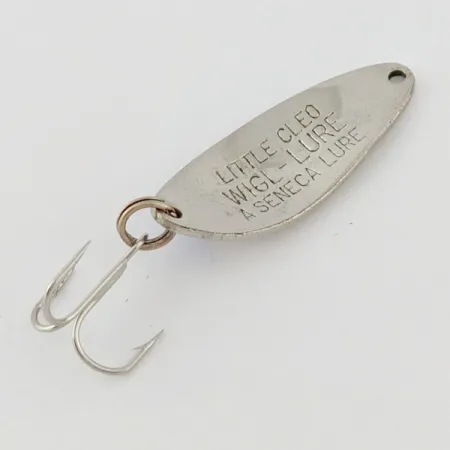 Seneca Little Cleo, 1/4oz, Nichel/Blu, Ondulante #24402