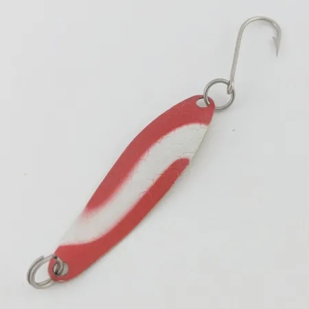 Luhr Jensen Needlefish 2, 3g, Bianco/Rosso/Ottone, Ondulante da Traina #24417