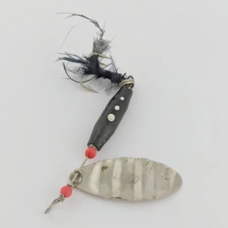 Dolphin Marble Spinner, 7g nichel/nero, cucchiaino rotante #24421