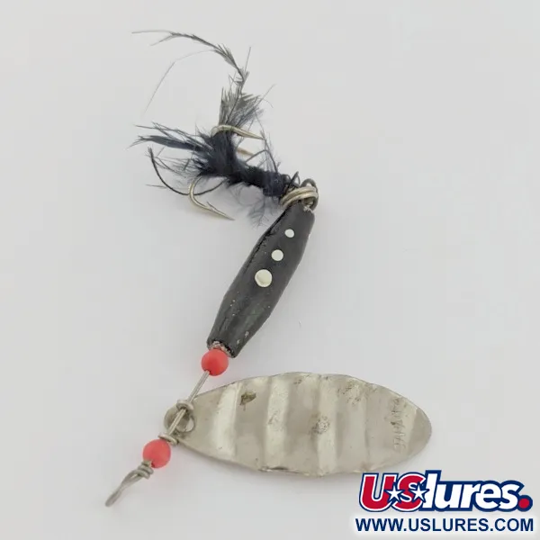 Dolphin Marble Spinner, 7g nichel/nero, cucchiaino rotante #24421