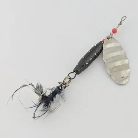 Dolphin Marble Spinner, 7g nichel/nero, cucchiaino rotante #24421