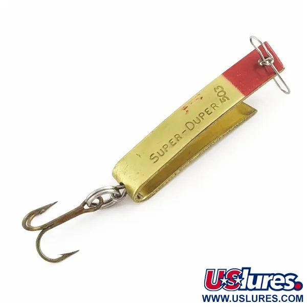 Luhr Jensen Super-Duper 503 Ondulante, Gold Red, Forma U, #24435