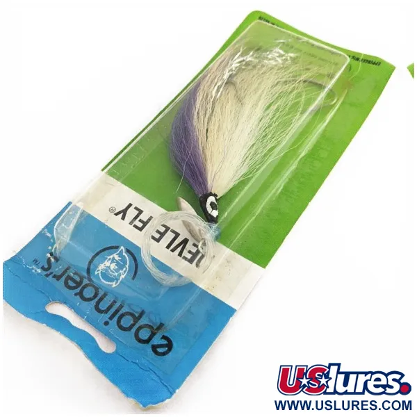 Eppinger Devle Fly Esca Traina, Nichel Bianco Viola, #24438