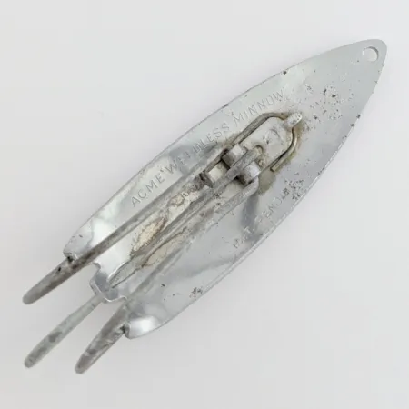 Acme Weedless Minnow Ondulante, Cromo, 24g, Antialga, #24439