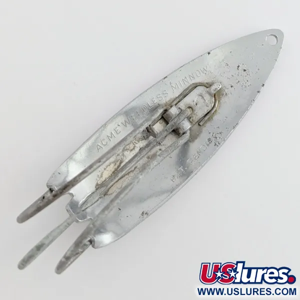 Acme Weedless Minnow Ondulante, Cromo, 24g, Antialga, #24439