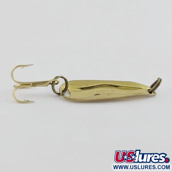 Ondulante Luhr Jensen Hot Shot W, Oro, 1.3g, Metallo Stampato, #24540