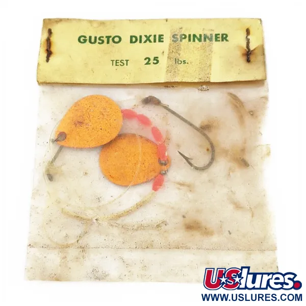 Gusto Dixie Spinner Cucchiaino, Arancione, 2g, Due palette, #24485