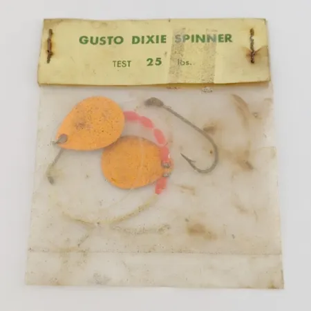 Gusto Dixie Spinner Cucchiaino, Arancione, 2g, Due palette, #24485