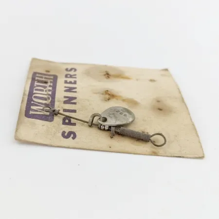 Worth Spinner #0 Cucchiaino, Nichel, 0,5 g, Pala stampata, #24488