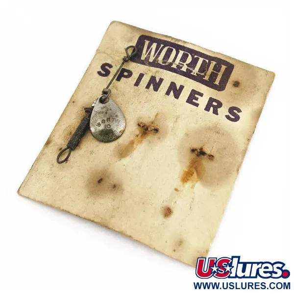 Worth Spinner #0 Cucchiaino, Nichel, 0,5 g, Pala stampata, #24488