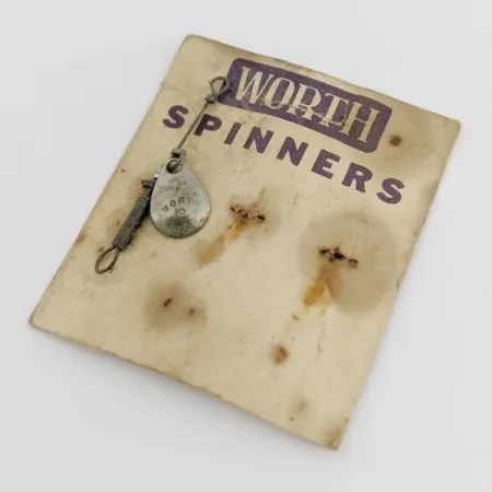 Worth Spinner #0 Cucchiaino, Nichel, 0,5 g, Pala stampata, #24488