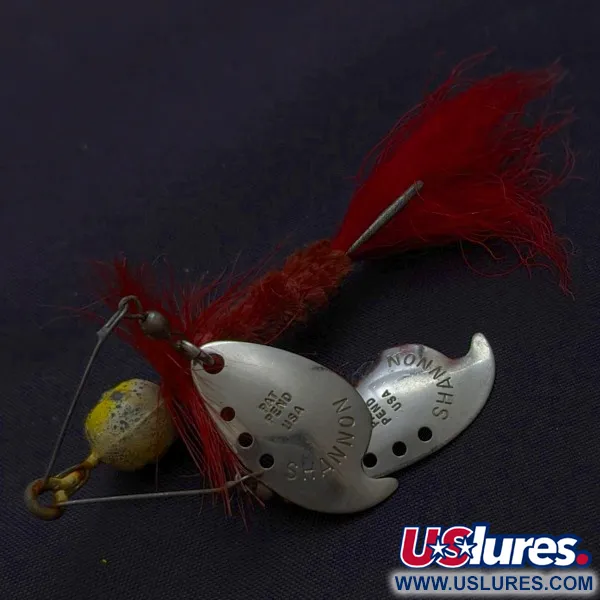 Jamison Shannon Twin Spinner, Nichel/Rosso, 10 g, #24491