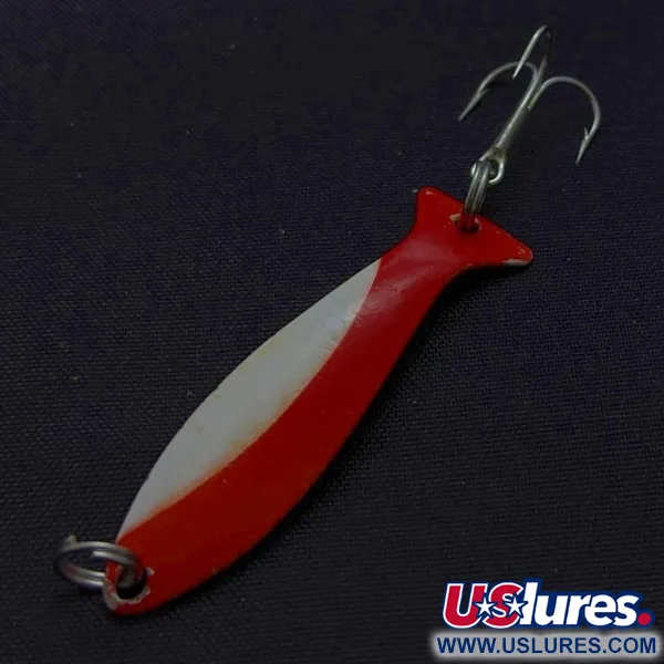 Worth Fly Rod Demon Esca Traina, rosso/bianco/nichel, 1.5g, #24497