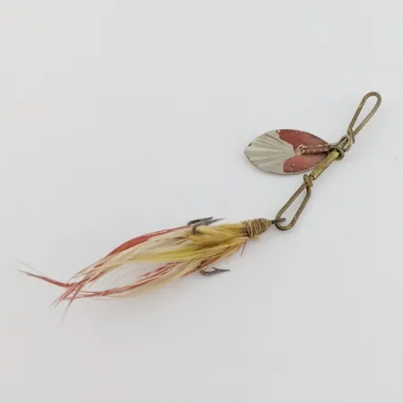 G.M. Skinner 1 Cucchiaino rotante, nichel/rosso, 3,5 g, scanalato, #24500