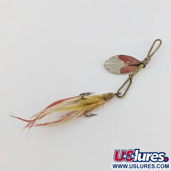 G.M. Skinner 1 Cucchiaino rotante, nichel/rosso, 3,5 g, scanalato, #24500