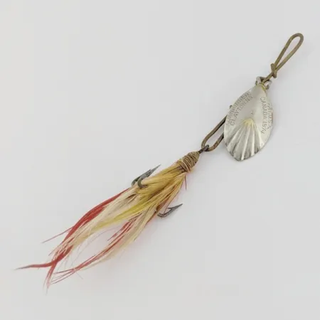 G.M. Skinner 1 Cucchiaino rotante, nichel/rosso, 3,5 g, scanalato, #24500