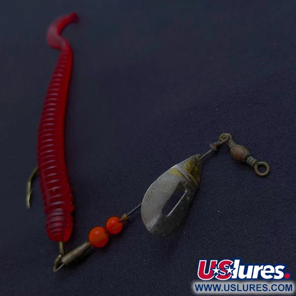 Pflueger June Bug №4 Spinner, Rosso/Nichel, 6 g, Offset Arm, #24501