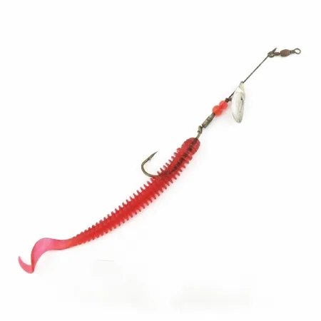 Pflueger June Bug №4 Spinner, Rosso/Nichel, 6 g, Offset Arm, #24501
