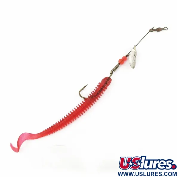 Pflueger June Bug №4 Spinner, Rosso/Nichel, 6 g, Offset Arm, #24501