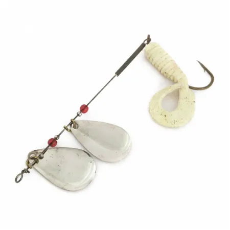 Worth Double Blade Spinner, Nichel, 5 g, Grub, #24502