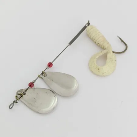 Worth Double Blade Spinner, Nichel, 5 g, Grub, #24502