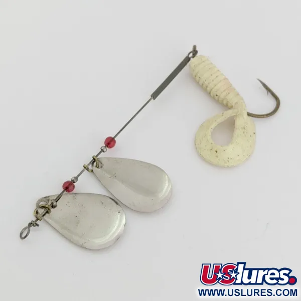 Worth Double Blade Spinner, Nichel, 5 g, Grub, #24502