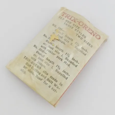 South Bend Trix-Oreno 594 Esca da mosca, Argento/Rosso, 2 g, #24506