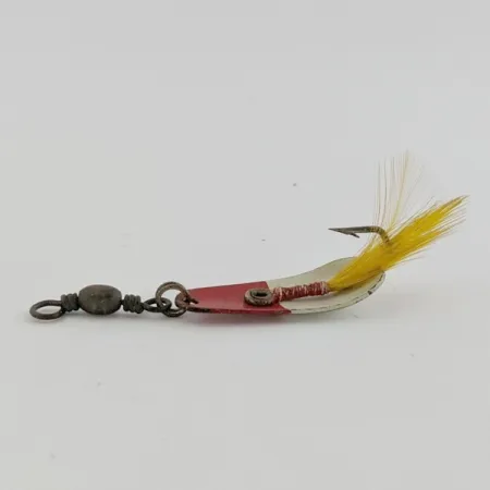 Rex Spoon Weezel ondulante, rosso/bianco, 1,7 g, piume, #24517