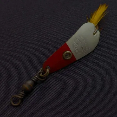 Rex Spoon Weezel ondulante, rosso/bianco, 1,7 g, piume, #24517