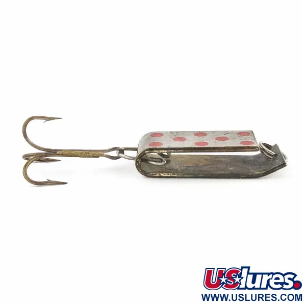 Jake's Lures Lil Jake Ondulante, Nichel/Rosso, 9 g, Corpo Piegato, #24520