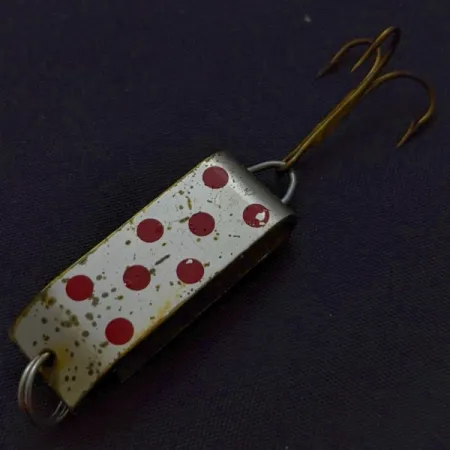 Jake's Lures Lil Jake Ondulante, Nichel/Rosso, 9 g, Corpo Piegato, #24520