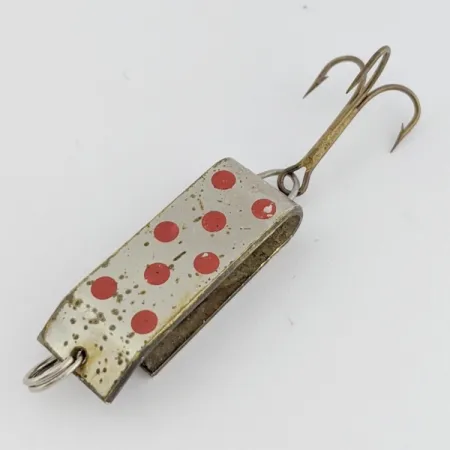 Jake's Lures Lil Jake Ondulante, Nichel/Rosso, 9 g, Corpo Piegato, #24520