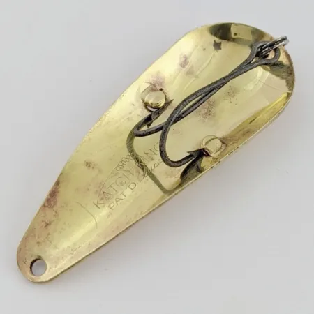 Katch King Weedless Spoon Ondulante, ottone, 7 g, antialga, #24529