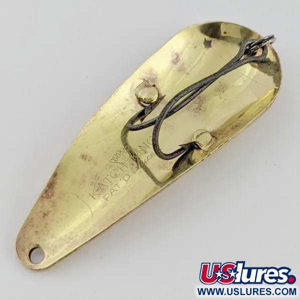 Katch King Weedless Spoon Ondulante, ottone, 7 g, antialga, #24529