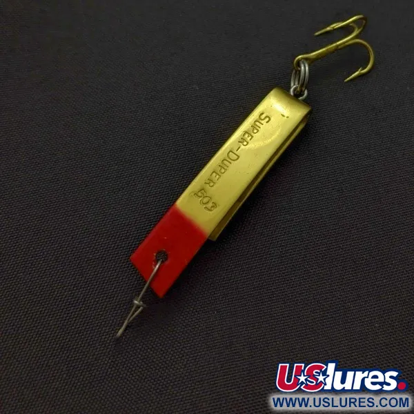 Luhr Jensen Super-Duper 503 Ondulante, Gold/Red, 4.3 g, U-Shape, #24546