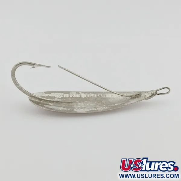 Johnson Silver Minnow Weedless Ondulante, Nichel, 12g, Antialga, #24548