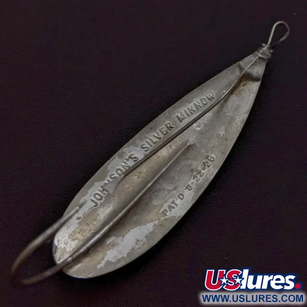 Johnson Silver Minnow Weedless Ondulante, Nichel, 12g, Antialga, #24548