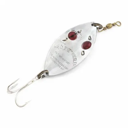 Hofschneider Red Eye Wiggler Ondulante, Argento, 25 g, Occhi, #24579