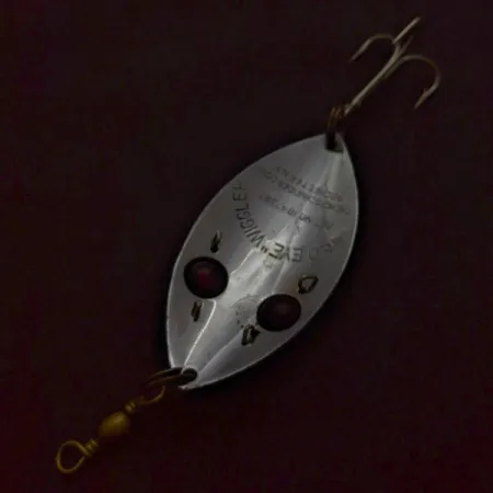 Hofschneider Red Eye Wiggler Ondulante, Argento, 25 g, Occhi, #24579