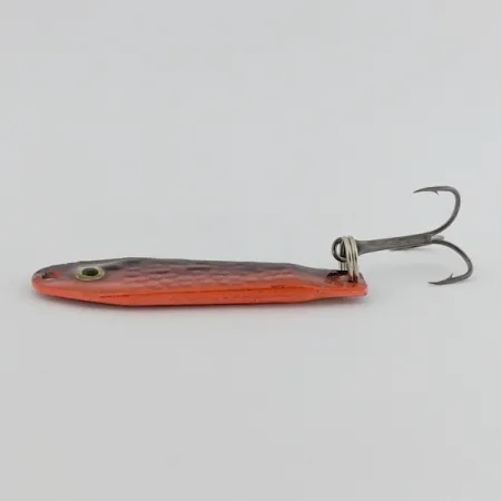 Renosky Bloody Jig Spoon, rosso/nero, 12 g, squamato, #24581