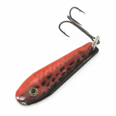 Renosky Bloody Jig Spoon, rosso/nero, 12 g, squamato, #24581