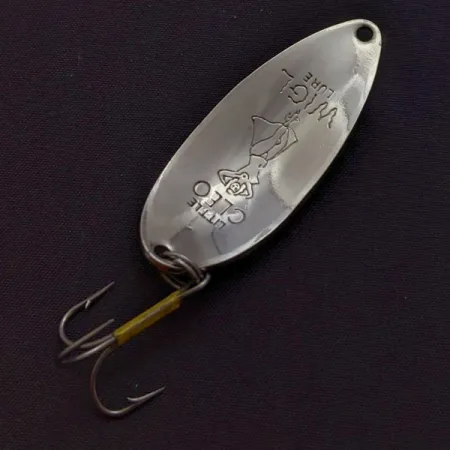 Little Cleo (Hula Girl) ondulante, nichel, 14 g, logo Hula, #24590