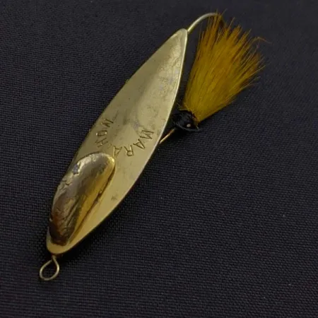 Marathon Weedless Spoon, Oro, 6 g, Bucktail, #24597
