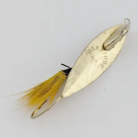 Marathon Weedless Spoon, Oro, 6 g, Bucktail, #24597