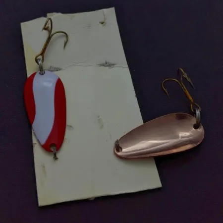 Glen Evans Spoon Ondulante, rosso/bianco/rame, 6g, set da 2, #24601