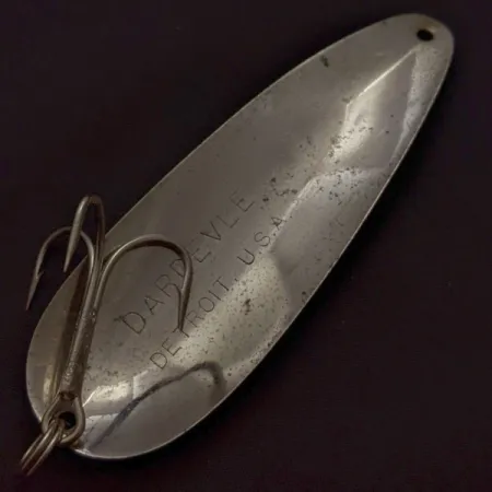 Dardevle Detroit Ondulante, Nichel, 28 g, Vintage 1950-80, #24605