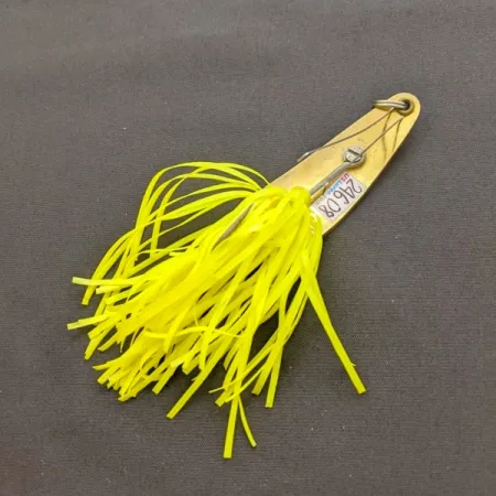 Strike King Timber King Ondulante, Oro, 14 g, Skirt giallo, #24608