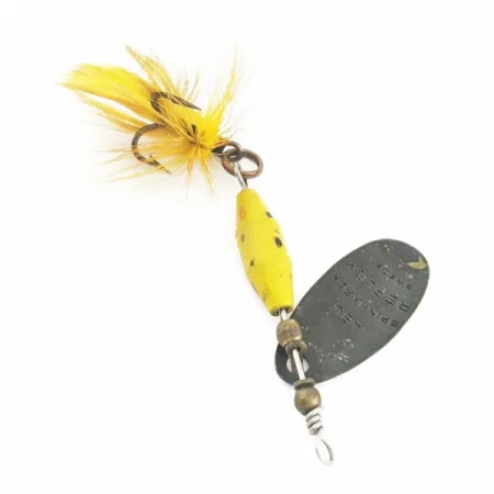 Abu Garcia Spinnaren Reflex Cucchiaino, Nero/Giallo, 4g, piumato, #24621